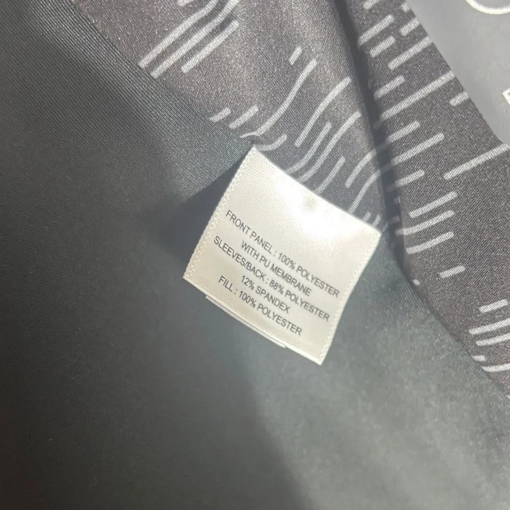 Peter millar kids medium 9/10 merge elite hybrid jacket black grey performance
